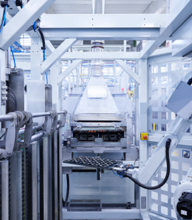 A decorative image illustrating GKN Powder Metallurgy processes.